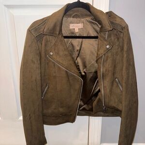 Philosophy Olive Leather Women's Jacket
